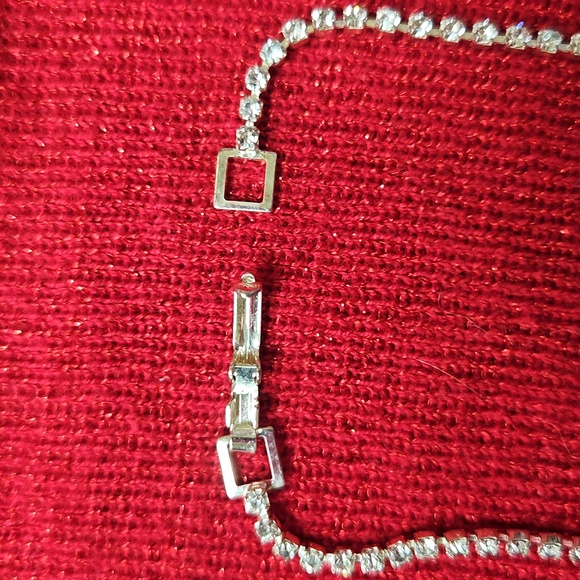 Vintage Rhinestone Tennis Bracelet - Picture 7 of 10